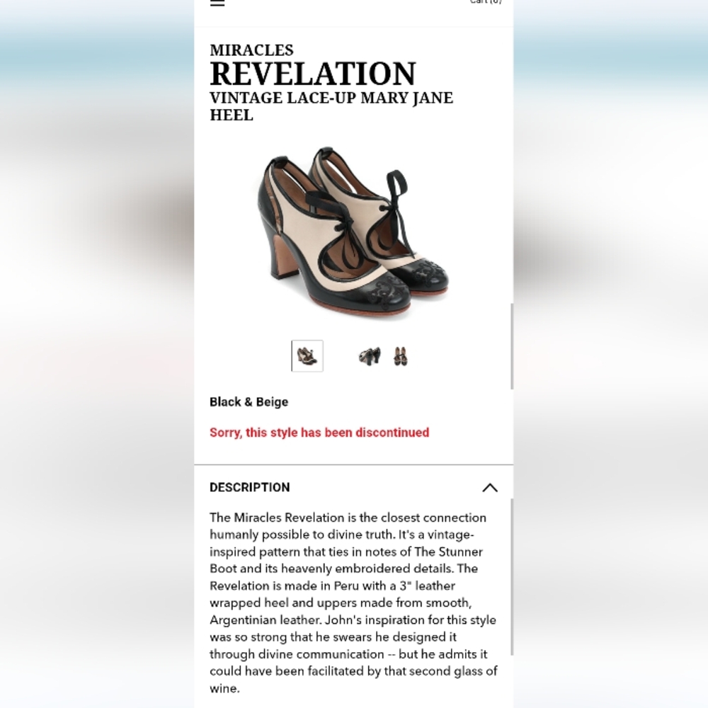 John Fluevog Mary Jane heels